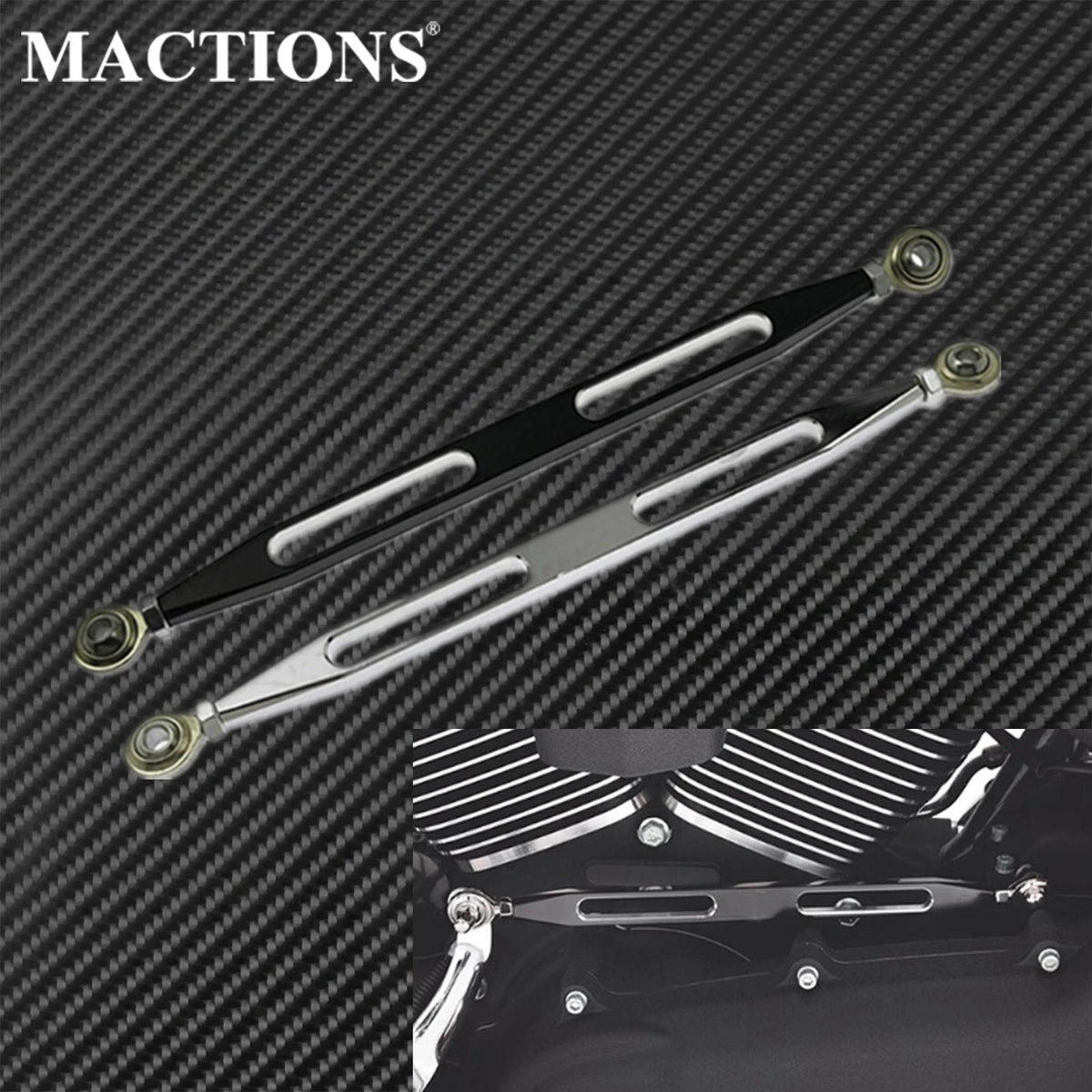 Tringle de sélecteur 330 mm pour Harley Dyna, Touring et Softail – photo 1/8