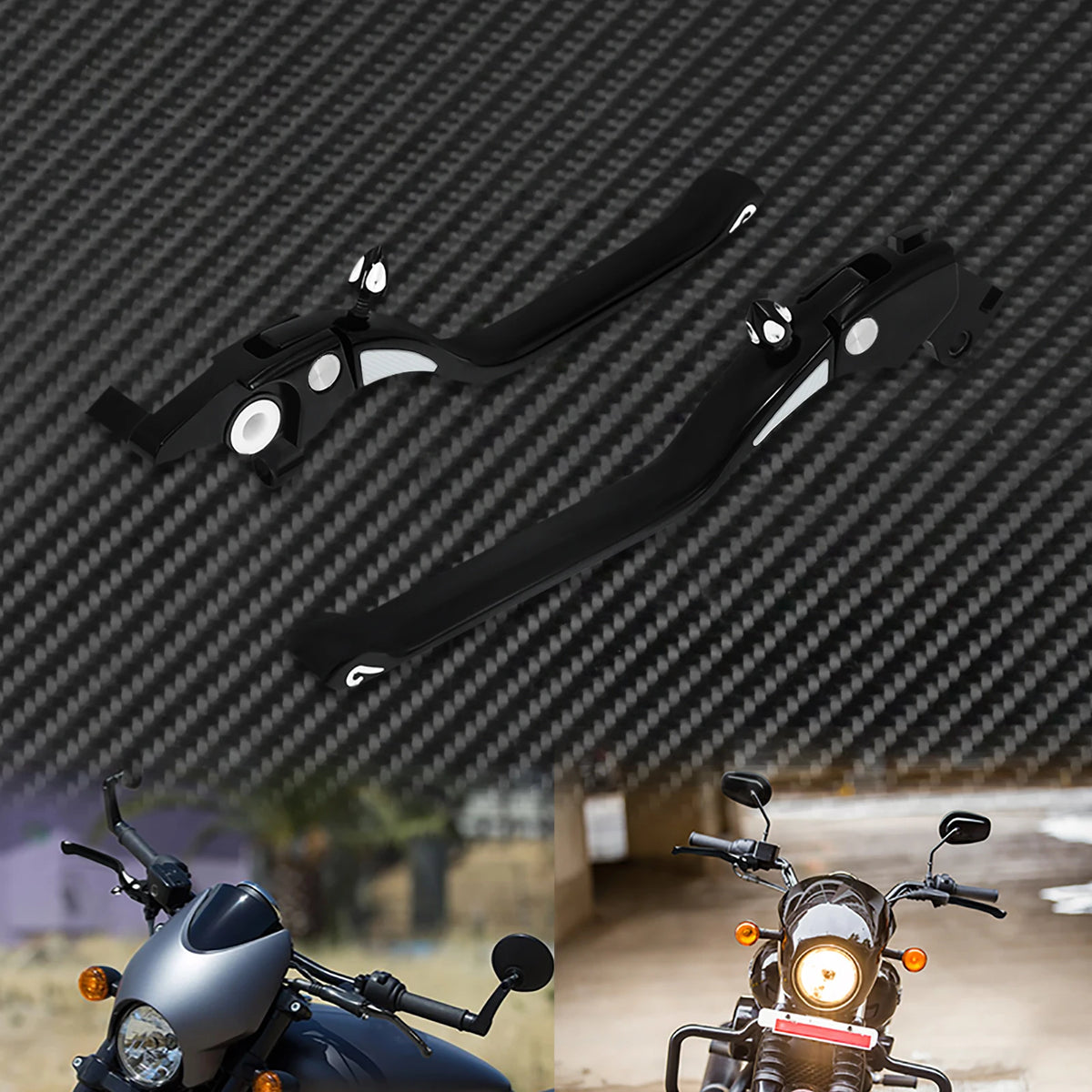 Leviers réglables pour Harley Street 750 - vue 6
