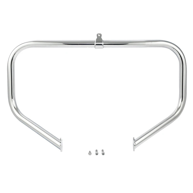 Barre de protection moteur noire sur Harley Touring - vue 8
