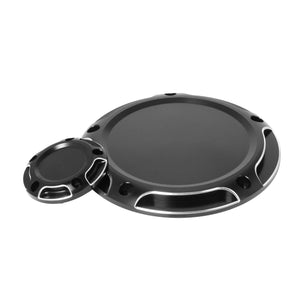 Cache derby et cache timer 5 trous pour Harley Touring Softail Dyna - vue 9