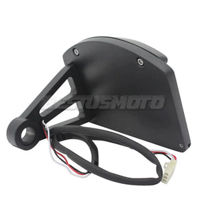 Support de plaque latéral avec feu LED pour Harley custom - vue 5