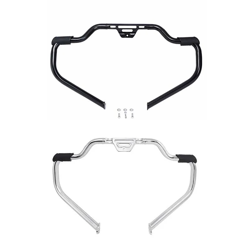 Barre de protection moteur noire pour Harley Softail - vue 2