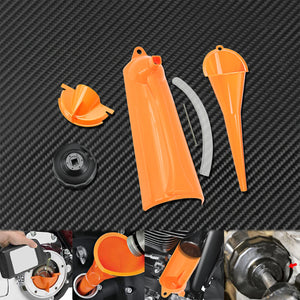 Entonnoir de remplissage d'huile primaire avec clé de filtre à huile intégrée - Harley Softail, Dyna, Touring – photo 7/11
