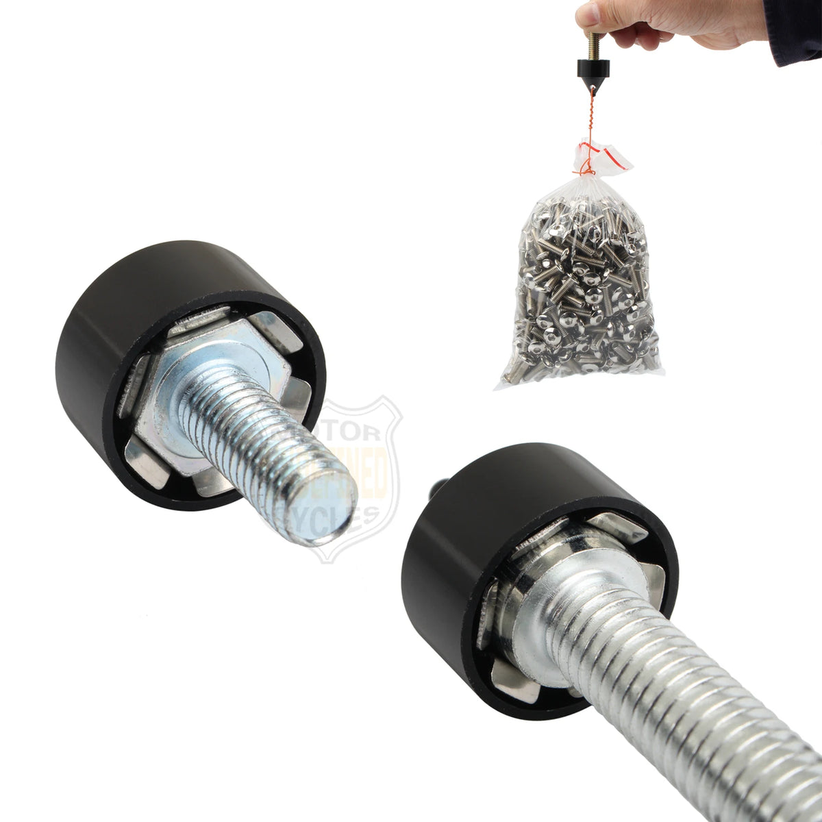 Caches de vis de culasse bombés pour Harley Touring Dyna Softail - vue 6