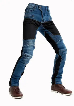 Pantalon moto homme anti-chute façon jean - vue 30
