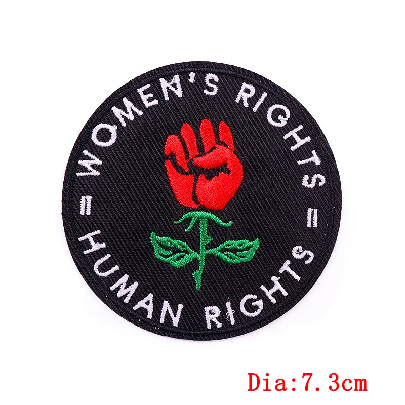 Écusson patch tête de mort et rose style biker - vue 20