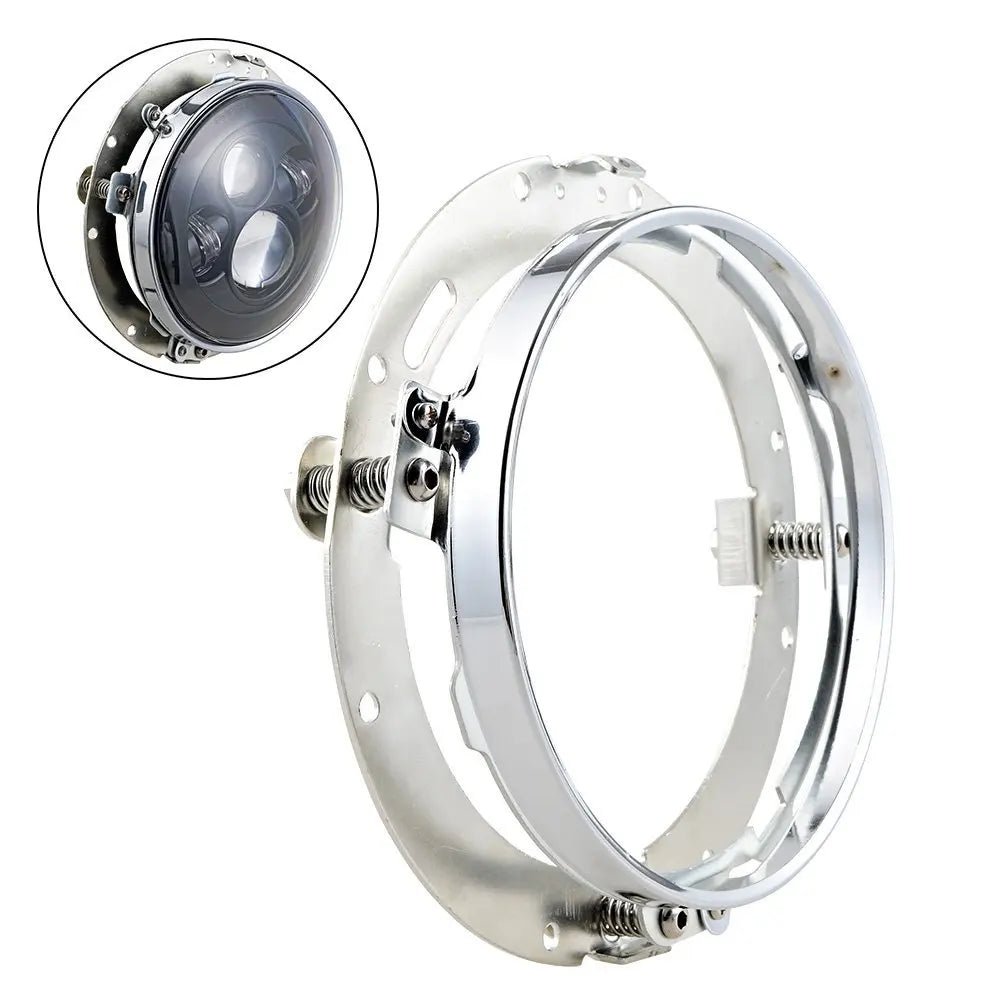 Bague de fixation de phare 7 pouces pour Harley Touring - vue 1