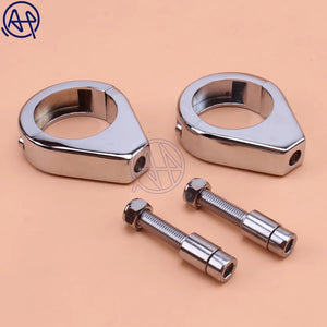 Colliers de déport de clignotants pour Harley fourche 39 mm - vue 3