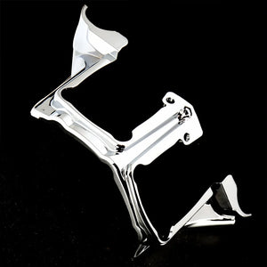 Cache de bloc de poussoirs chromé pour Harley Touring - vue 2