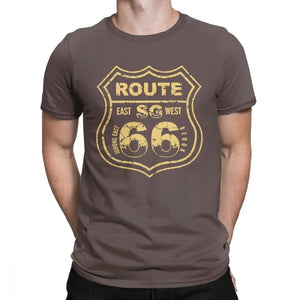 T-shirt Homme Route 66 Mother Road 100% Coton Grande Taille - vue 16