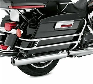 Rails de protection double pour sacoches cavalières Harley Touring 1997-2008 - vue 6