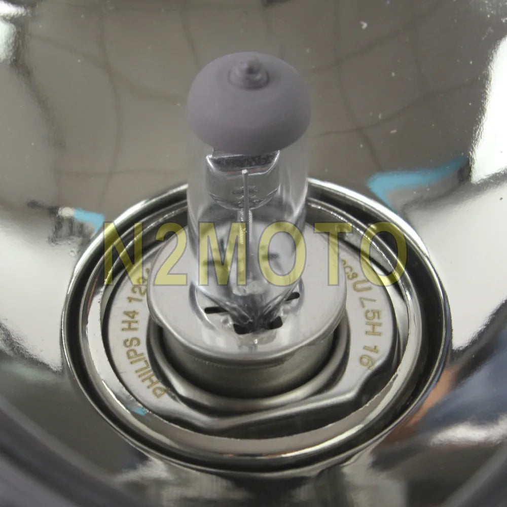 Phare triangulaire rétro pour Harley chopper - vue 4