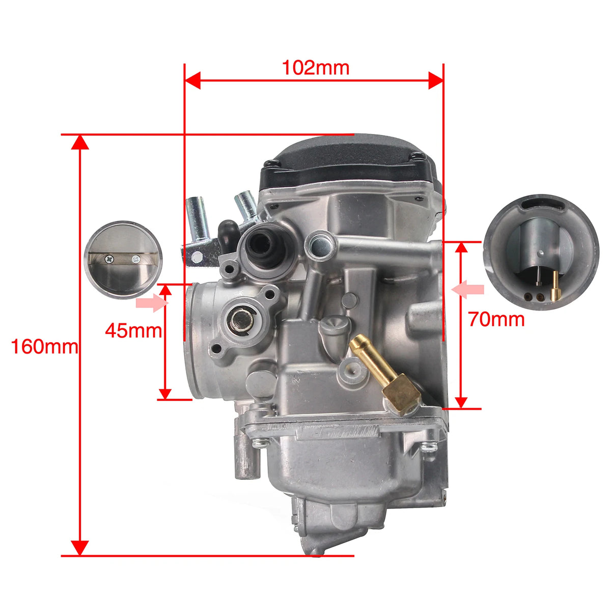 Carburateur CV40 pour Harley Evolution Twin Cam Sportster - vue 3