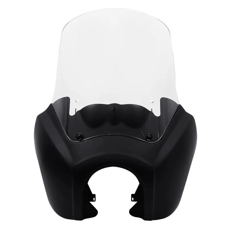 Carénage de phare noir avec pare-brise pour Harley Dyna - vue 4