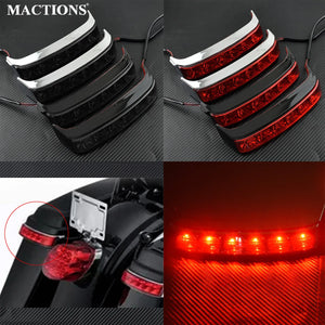 Feu arrière LED de sacoche, clignotant, veilleuse et stop, pour Harley Touring 2014-2024 - vue 1