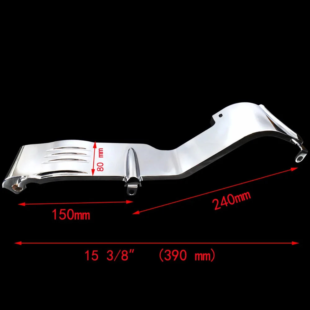 Cache de carter primaire chromé pour Harley Touring - vue 3