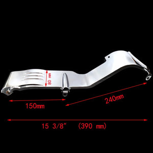 Cache de carter primaire chromé pour Harley Touring - vue 3