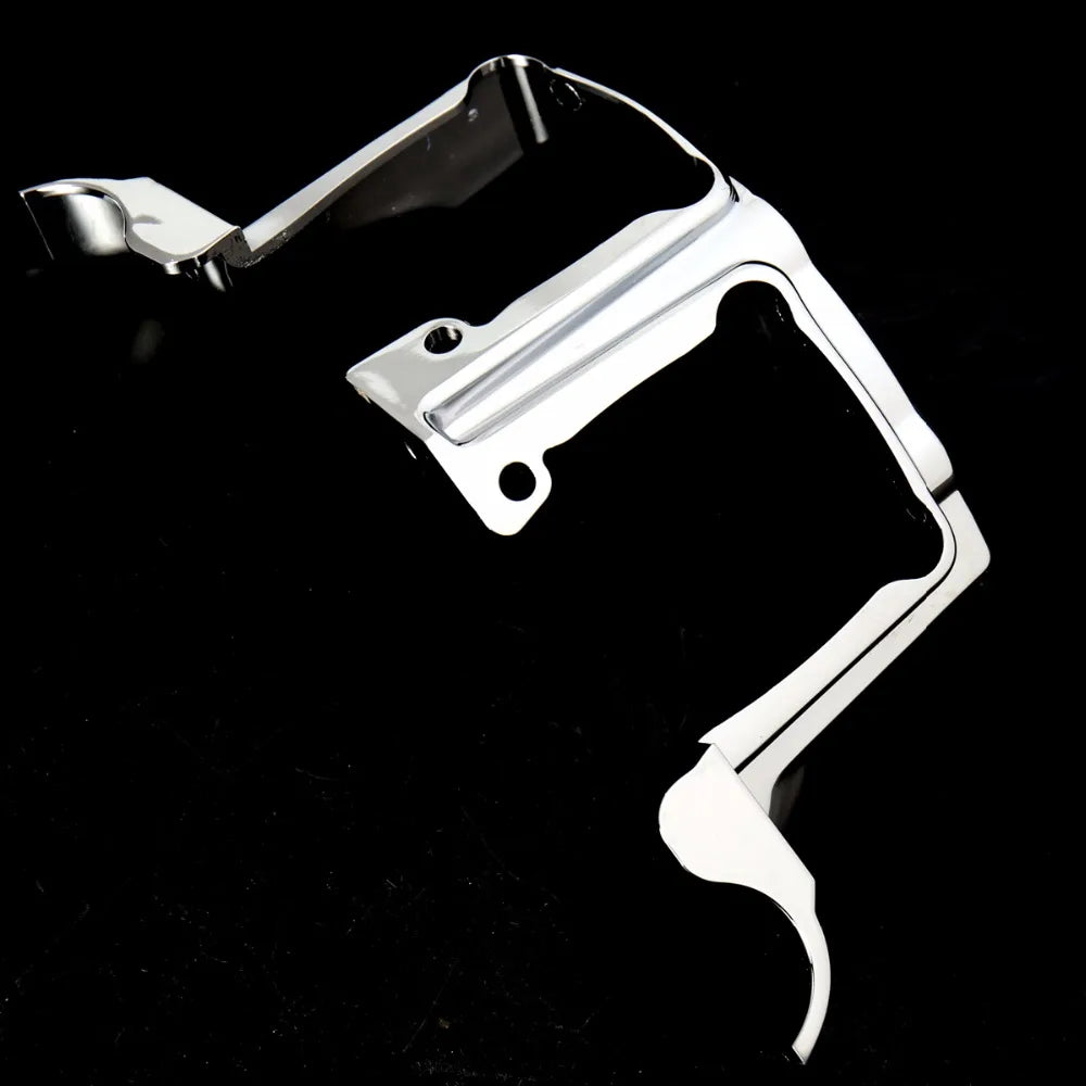 Cache de bloc de poussoirs chromé pour Harley Touring - vue 3
