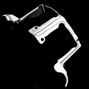 Cache de bloc de poussoirs chromé pour Harley Touring - vue 3