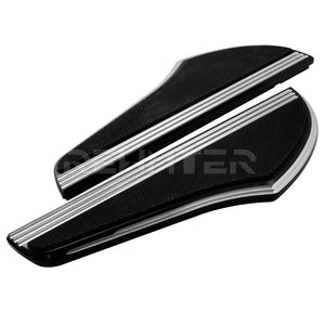 Plancher pilote avant (floorboard) antidérapant en aluminium pour Harley-Davidson Dyna, Softail, Touring, Road King, Street Glide & Fat Boy – photo 3/8