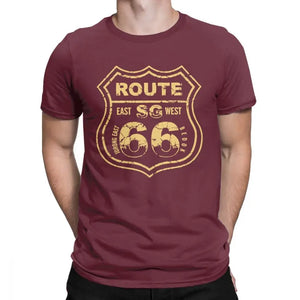 T-shirt Homme Route 66 Mother Road 100% Coton Grande Taille - vue 15