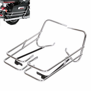 Rails de protection double pour sacoches cavalières Harley Touring 1997-2008 - vue 1