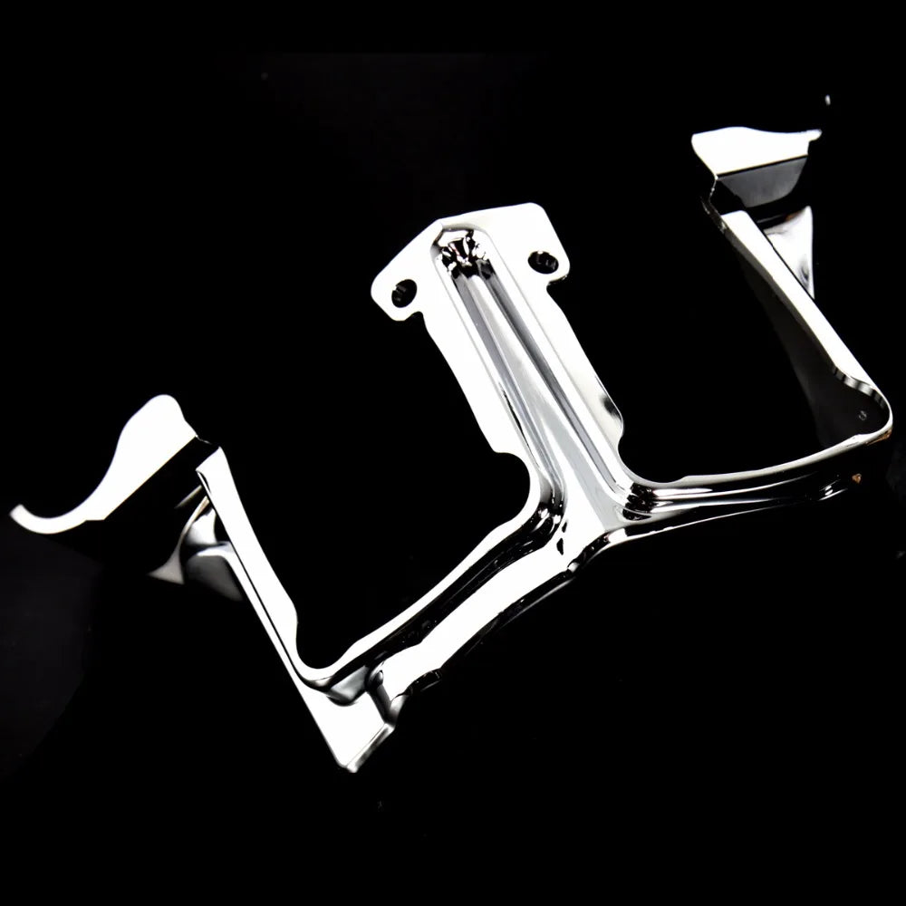 Cache de bloc de poussoirs chromé pour Harley Touring - vue 4