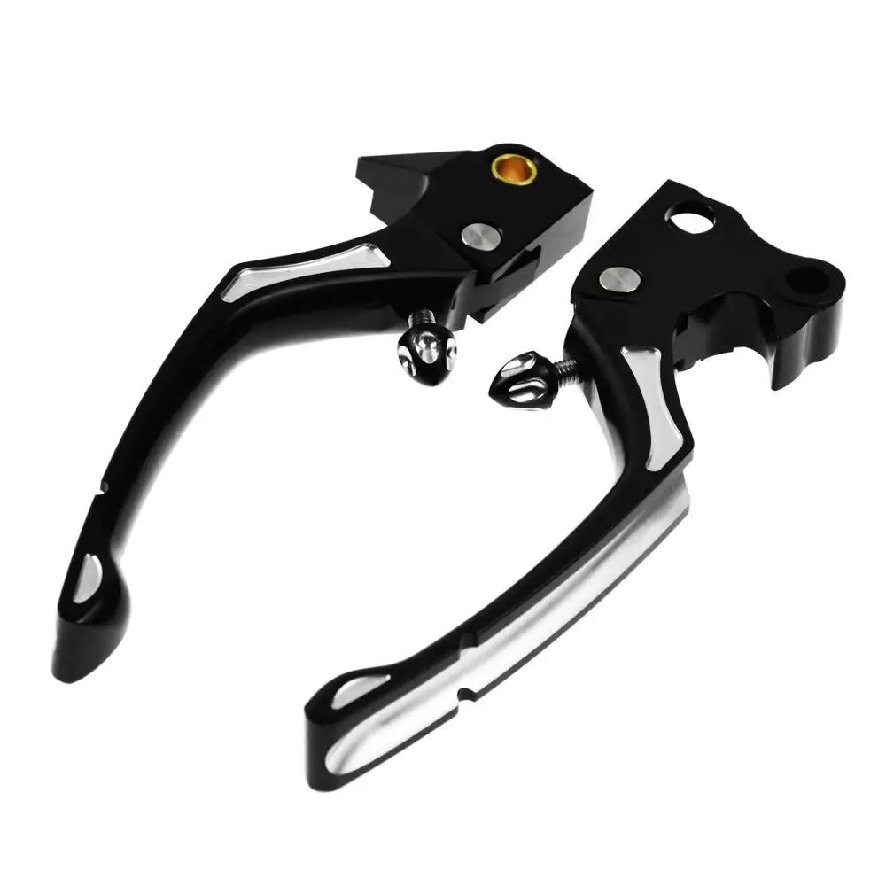 Leviers réglables et repliables pour Harley Sportster - vue 1
