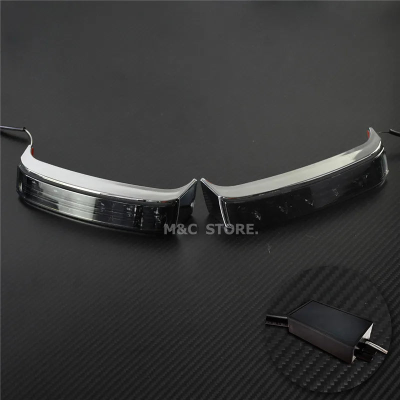 Feu arrière LED de sacoche, clignotant, veilleuse et stop, pour Harley Touring 2014-2024 - vue 7