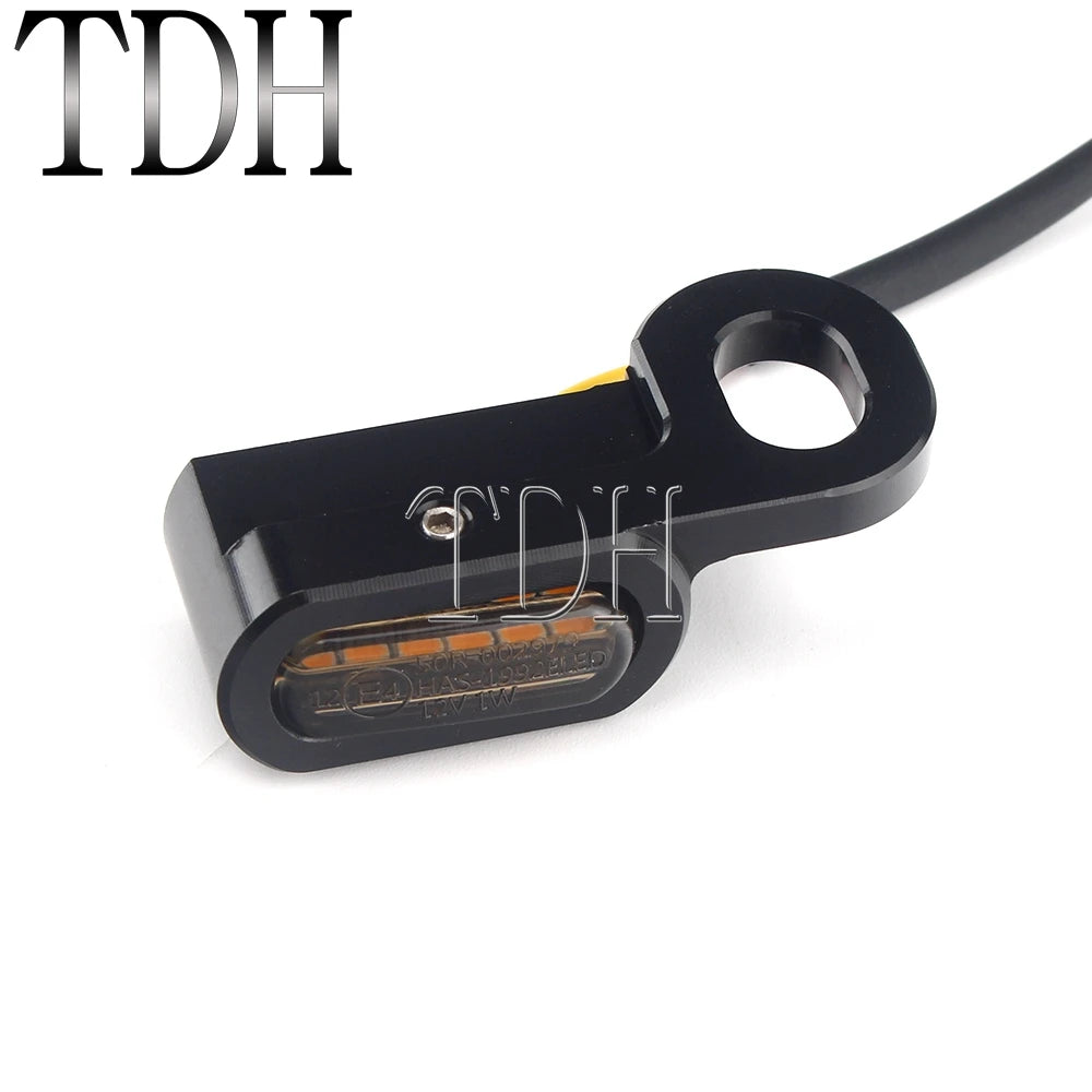 Mini clignotants LED de guidon pour Harley Sportster - vue 5