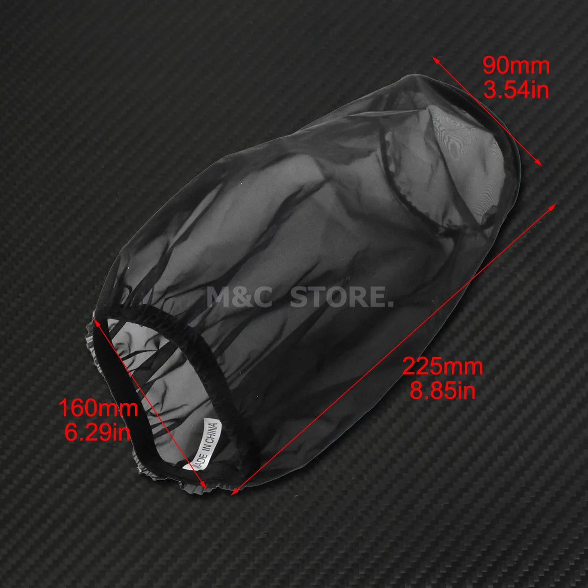 Chaussette de pluie noire pour filtre à air pour Harley Sportster Touring Dyna Softail - vue 6
