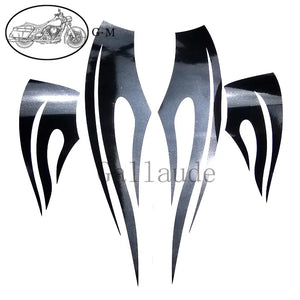 Autocollant flammes vinyle sur carénage de Harley - vue 6
