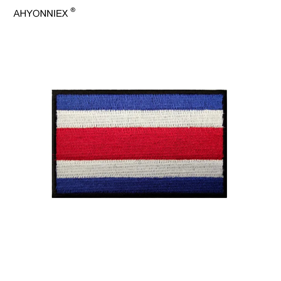 Écusson brodé drapeau de pays d'Amérique avec fixation velcro - vue 25
