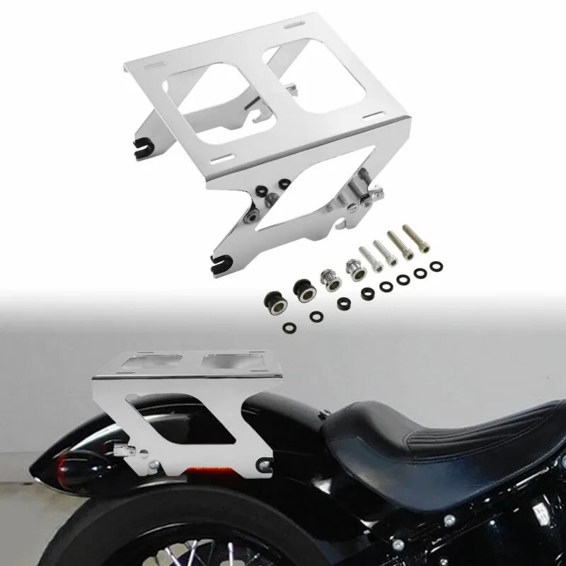 Porte-bagages solo amovible pour Harley-Davidson Softail 2018-2024 (FLSL, FLDE, FXBB, Street Bob, Heritage Classic, Deluxe, Slim) - vue 4