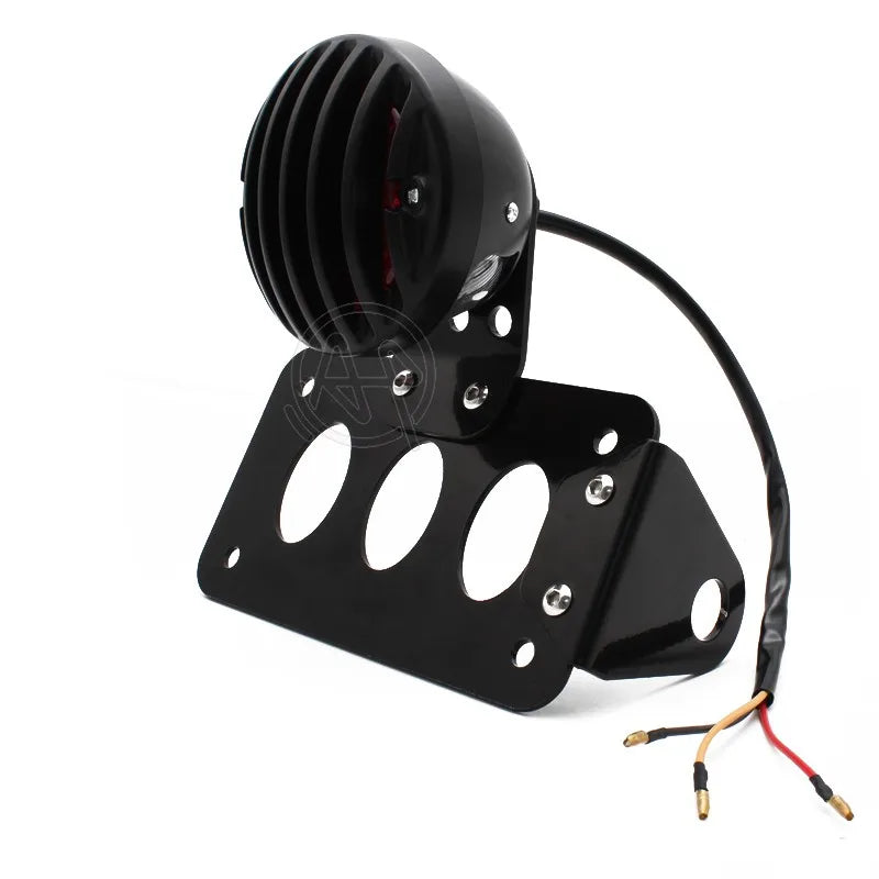 Support de plaque latéral avec feu pour Harley - vue 2