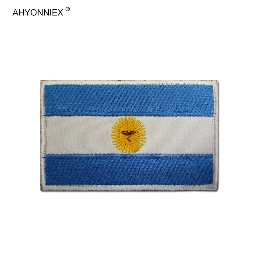 Écusson brodé drapeau de pays d'Amérique avec fixation velcro - vue 11