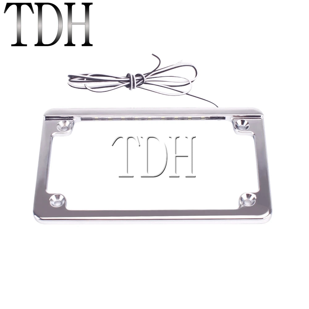 Cadre de plaque à éclairage LED pour Harley - vue 3
