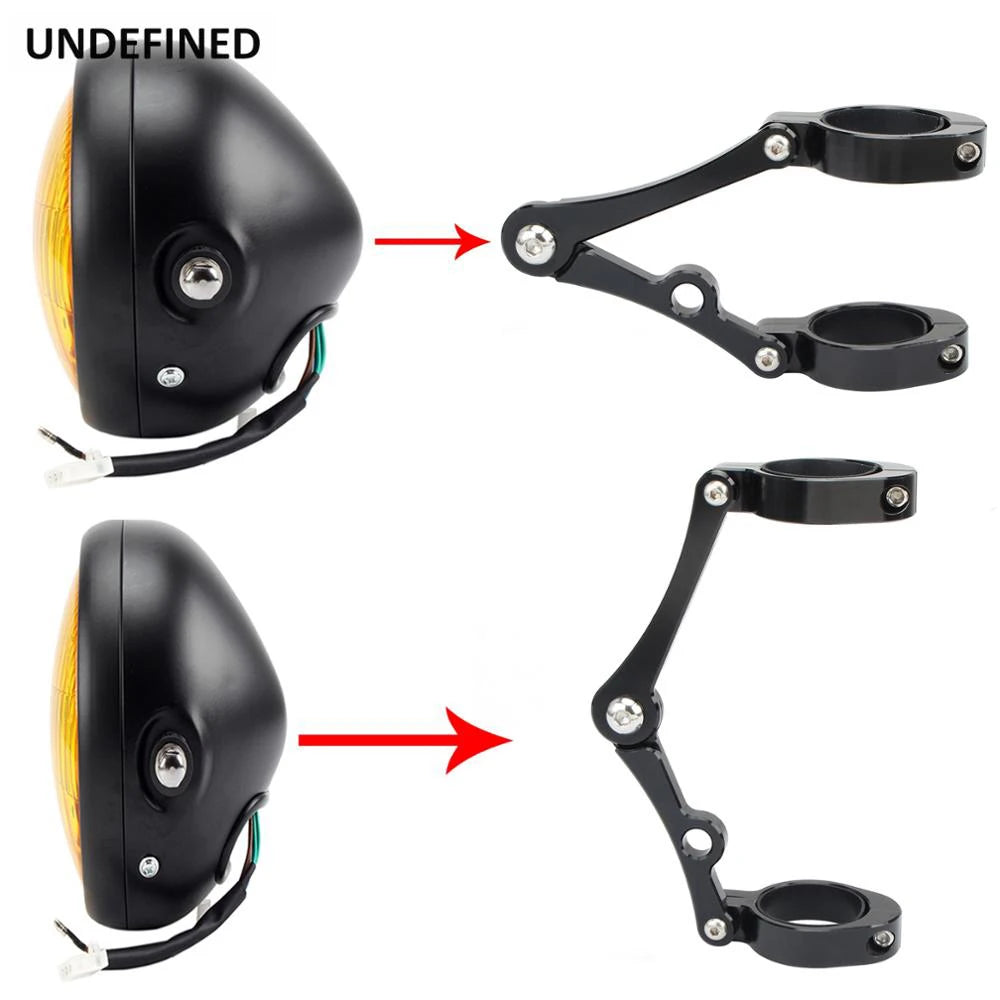 Colliers de fourche pour support de phare Harley - vue 3