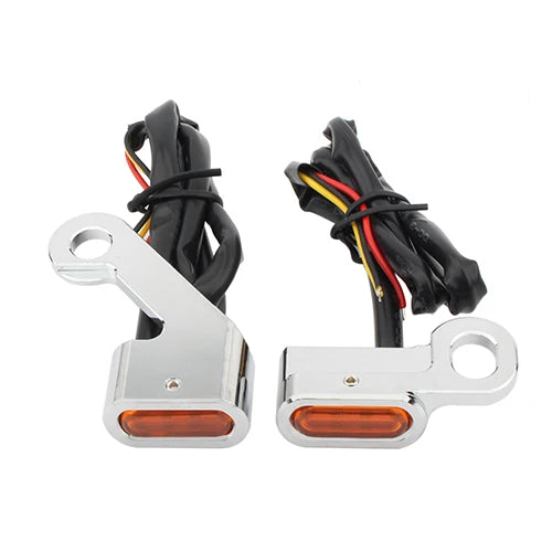 Mini clignotants LED de guidon pour Harley Softail - vue 7