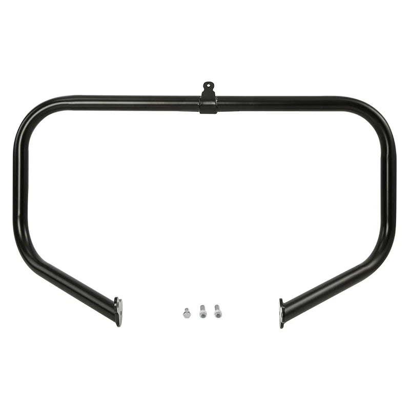 Barre de protection moteur noire sur Harley Touring - vue 7