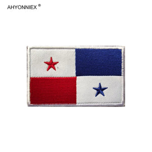 Écusson brodé drapeau de pays d'Amérique avec fixation velcro - vue 15