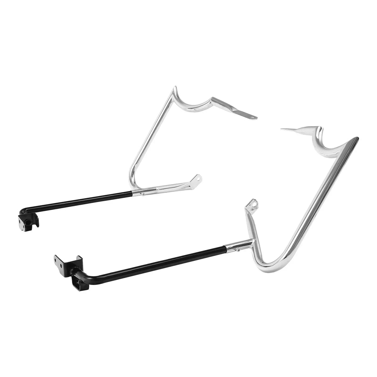Support noir de protection de sacoche Harley Touring - vue 4