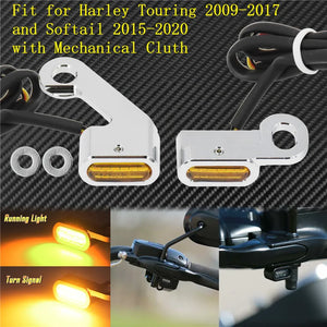 Mini clignotants LED E-Mark avant, feu de position pour Harley Touring, Street/Road Glide, Softail, Sportster XL883 - vue 15