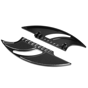 Planchers avant (floorboards) ajourés en aluminium billette pour Harley-Davidson Sportster 883/1200, Touring, Electra Glide, Road King & Dyna – photo 6/8