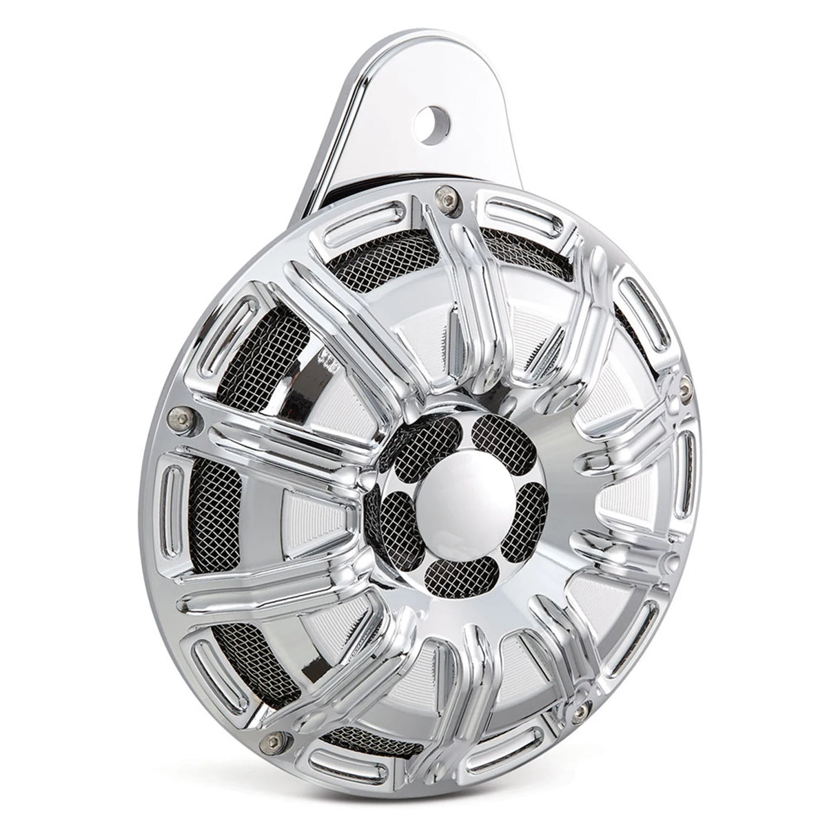 Klaxon avec cache aluminium pour Harley Big Twin - vue 13