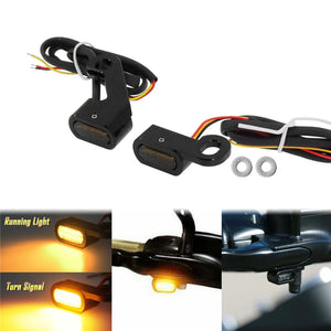 Clignotant LED ambre monté sur une Harley-Davidson Touring - vue 4