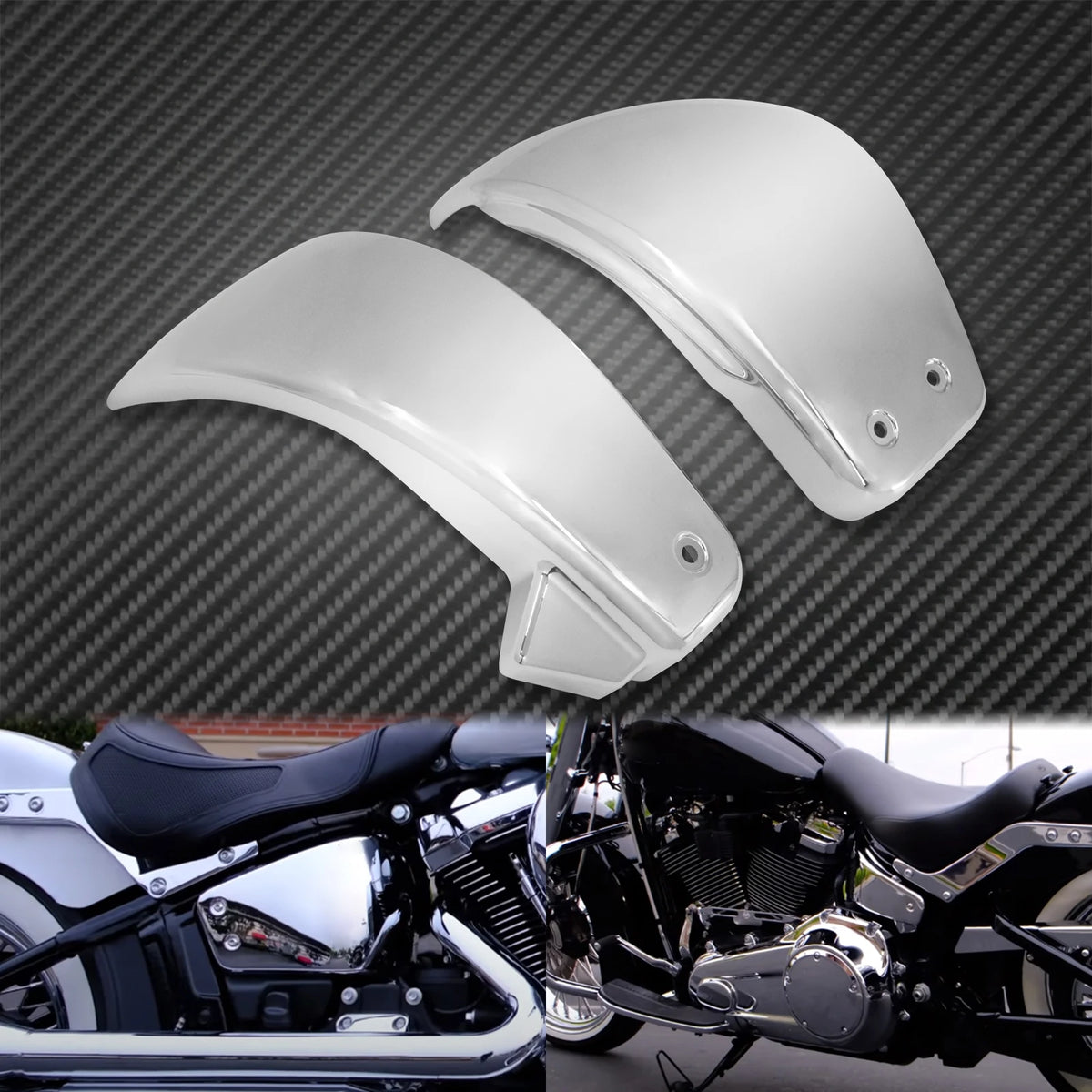 Caches Latéraux de Batterie (x2) - Harley-Davidson Softail 2018-2020 – photo 5/8