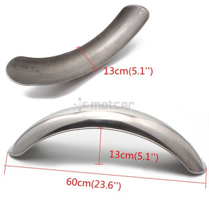 Garde-boue arrière chromé style vintage pour Harley Bobber - vue 6