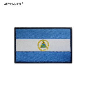 Écusson brodé drapeau de pays d'Amérique avec fixation velcro - vue 12
