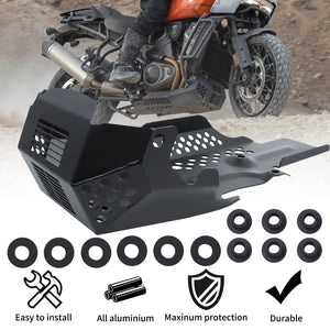 Sabot de protection moteur en aluminium pour Harley-Davidson Pan America - vue 5